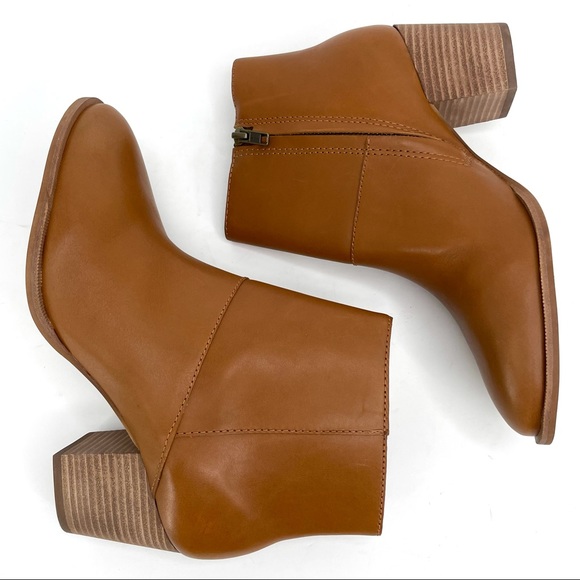 Madewell Shoes - Madewell The Rosie Ankle Boot Saddle Brown Leather